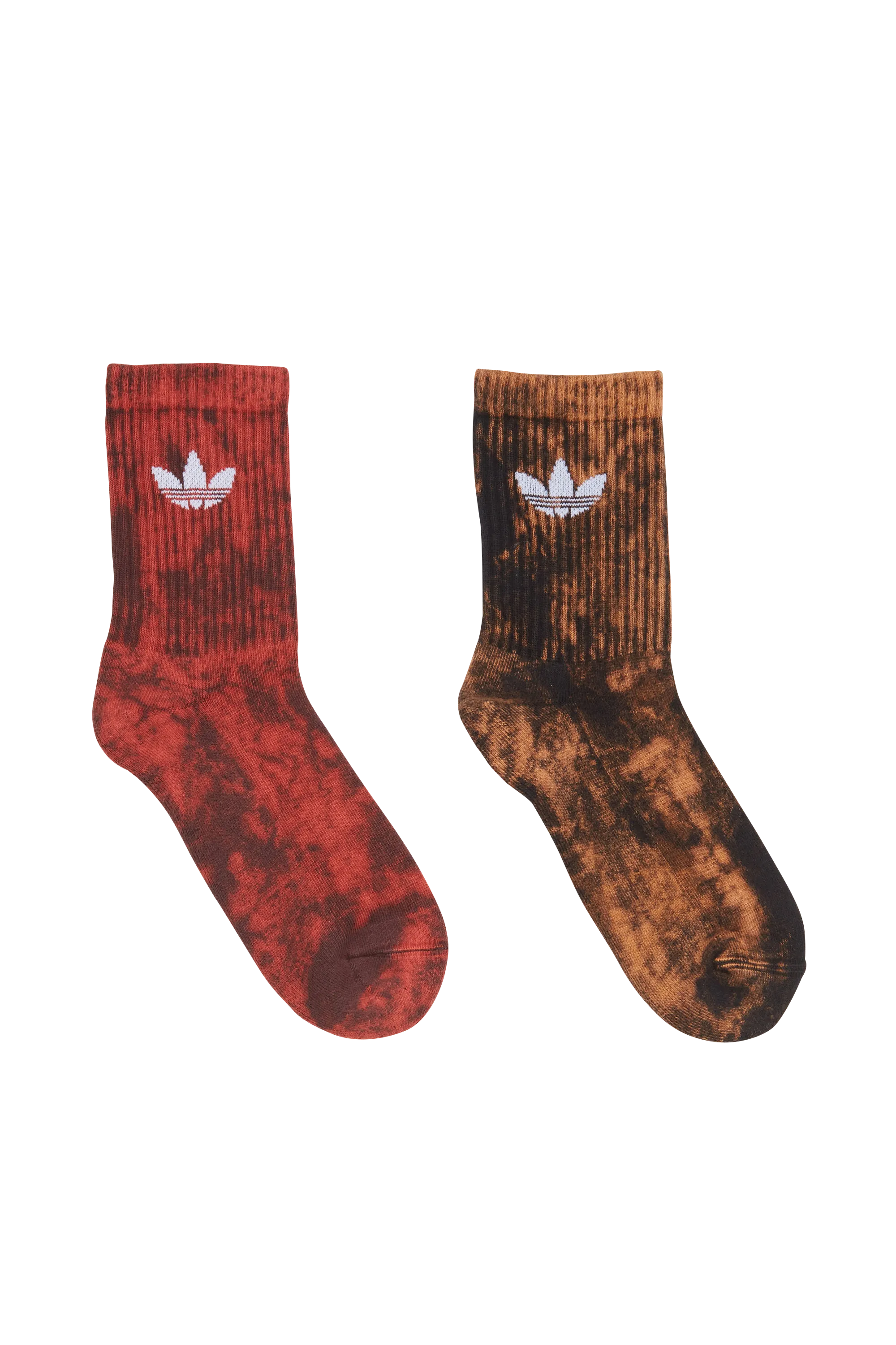 ADIDAS Chaussettes TIE DYE CREW Marron