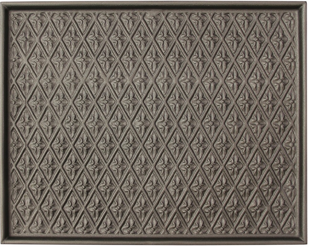 Plaque de cheminée nid d'abeille h. 46,5cm x l. 58,5cm