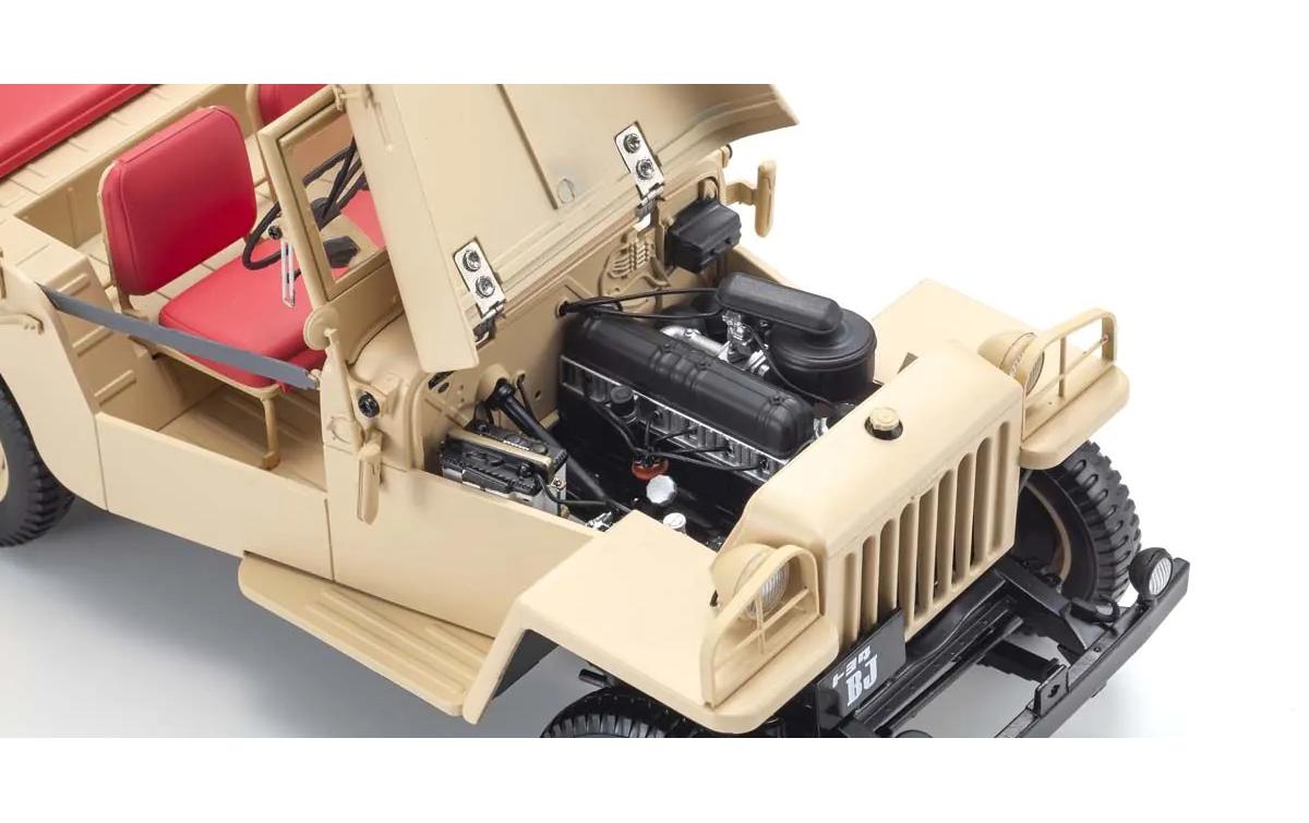 Toyota Land Cruiser BJ Beige, 1:18<br>Detailgetreues Modellauto für Sammler im Massstab 1:18