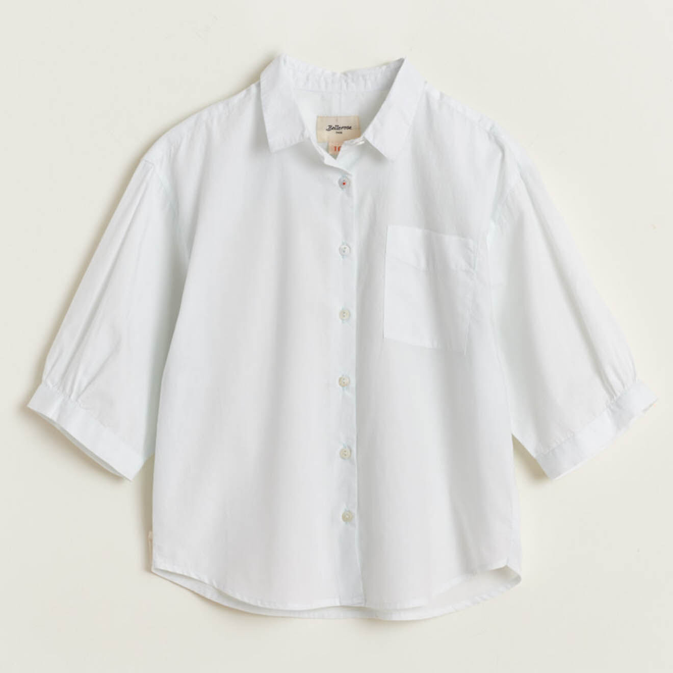 Bellerose Chemise en Coton Ave blanche