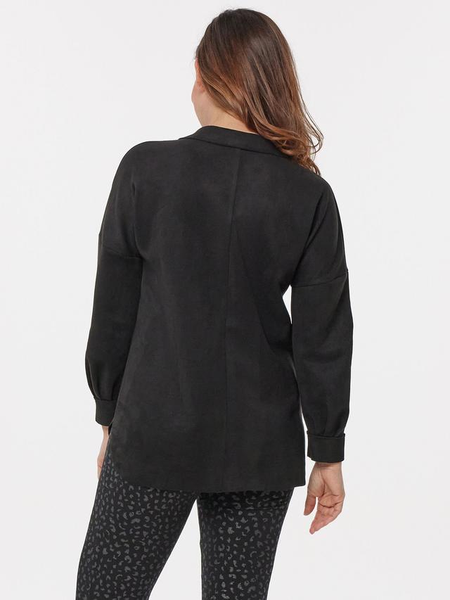 Hemdjacke Velourslederoptik