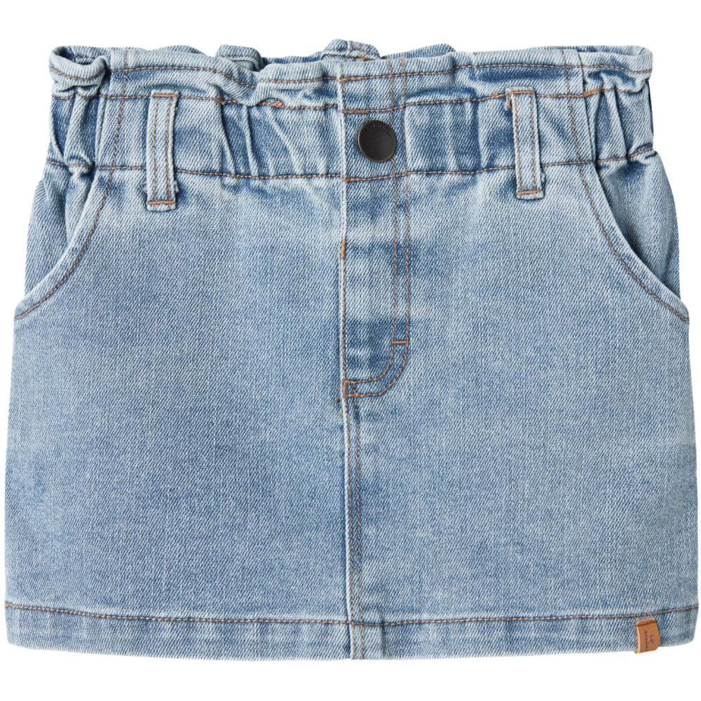 Køb Lil'Atelier Medium Blue Denim Darlee Denim Nederdel