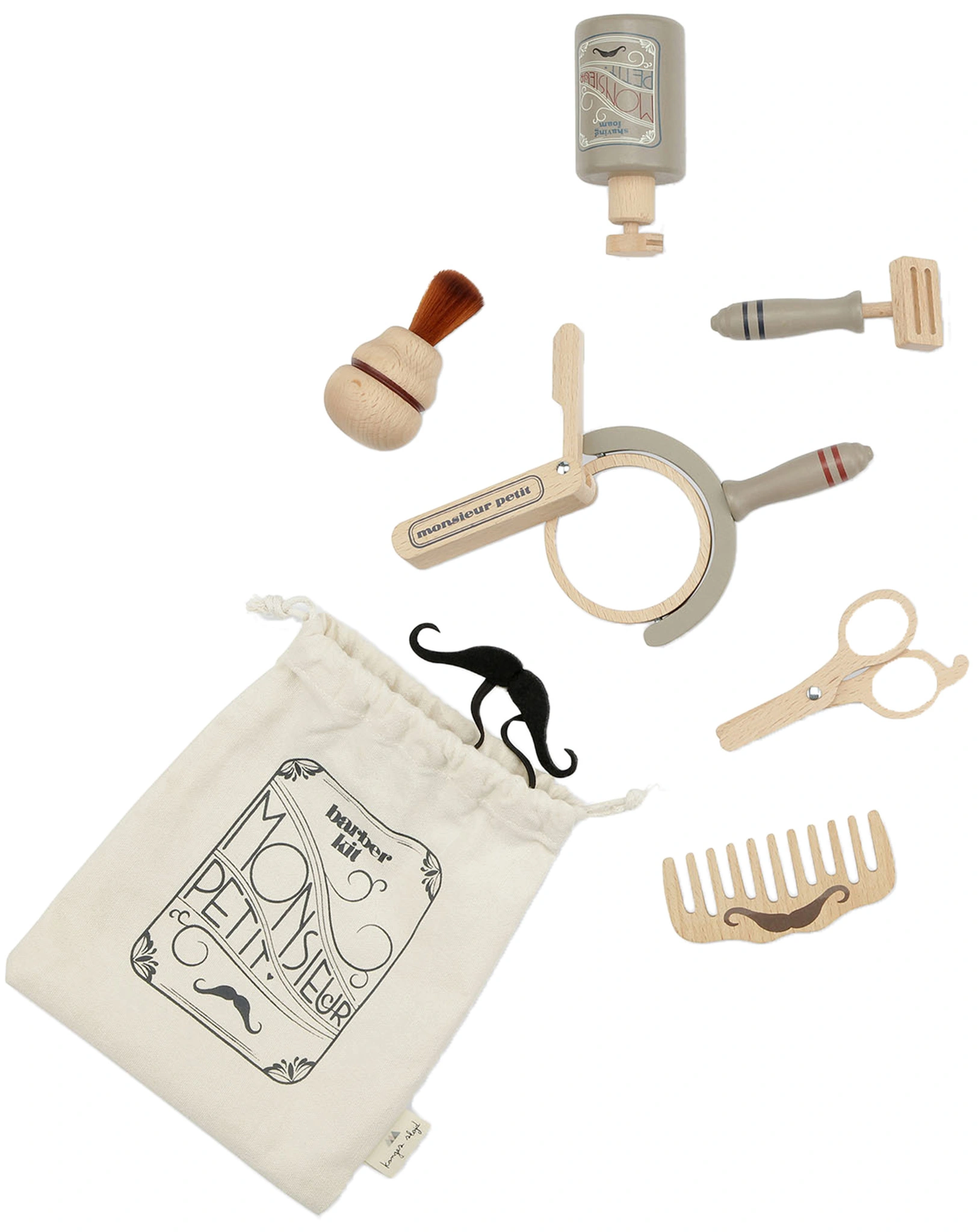 Holzspielzeug BARBER SET 8-teilig