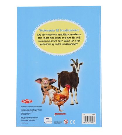 TACTIC Aktivitetsbog m. Klisterm?rker - S?de Bondeg?rdsdyr - Dan