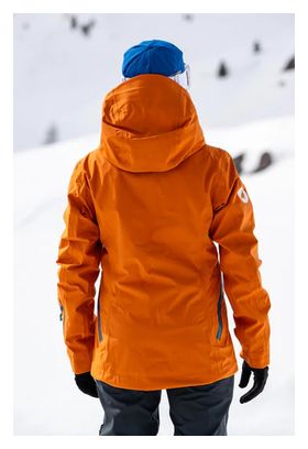 Veste Imperméable Femme Lagopedv Eve Orange