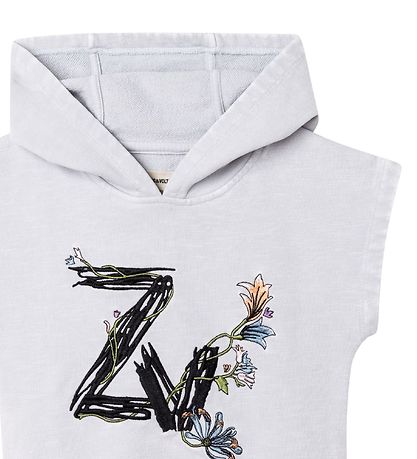 Zadig & Voltaire H?ttetr?je - LyseBlå m. Broderi