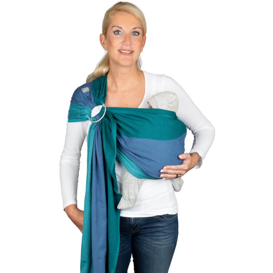 Hoppediz Babytragetuch Ring-Sling Bilbao