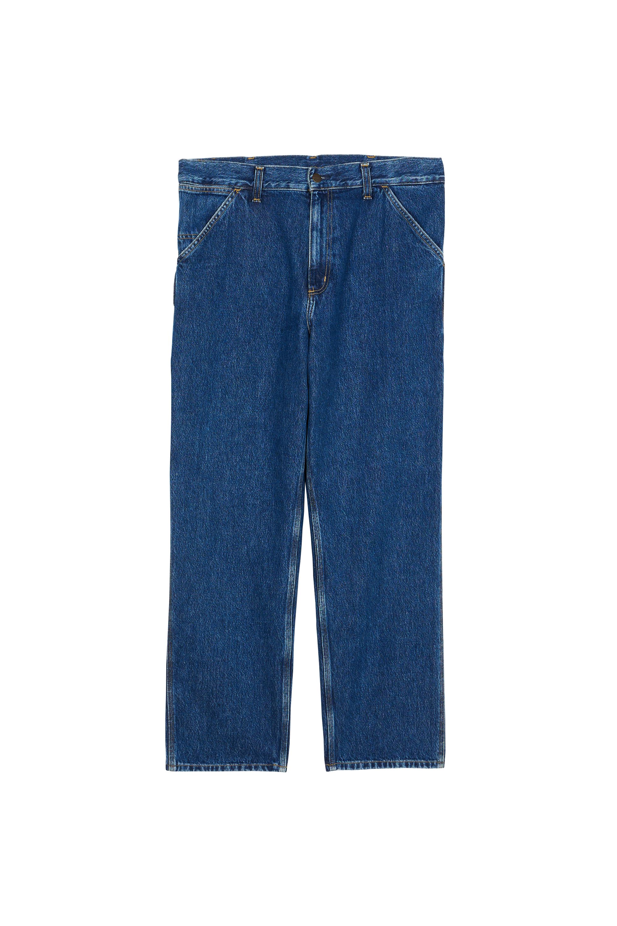 CARHARTT WIP jean Single Knee Bleu