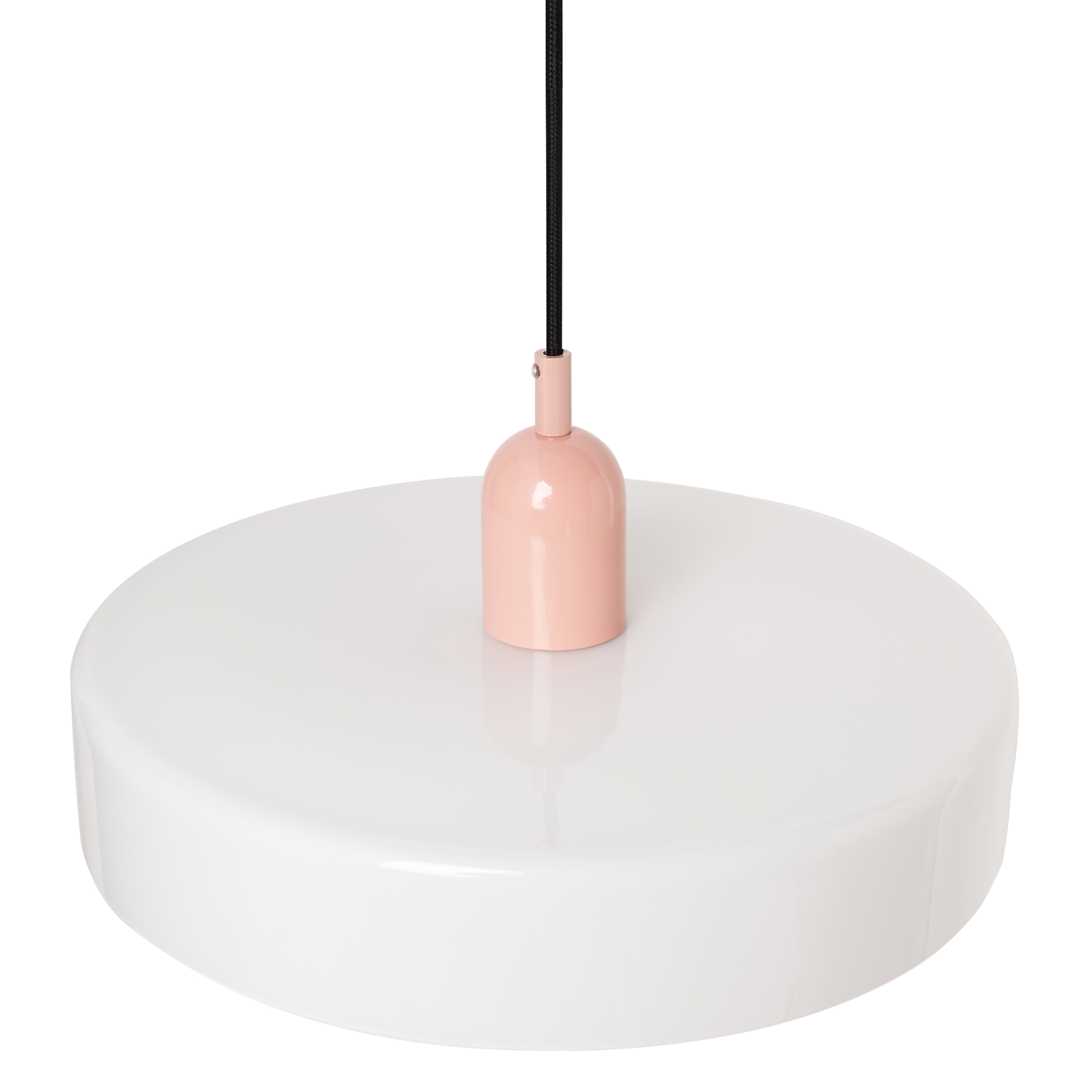 Beliani - PAALA - Hanglamp - Wit - Glas