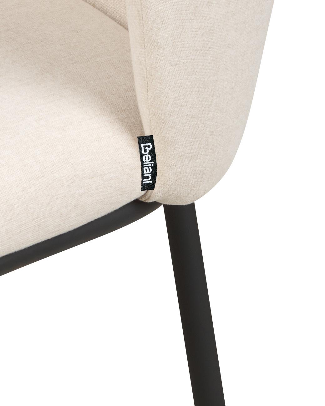 Set van 2 barstoelen MINA Gebroken wit