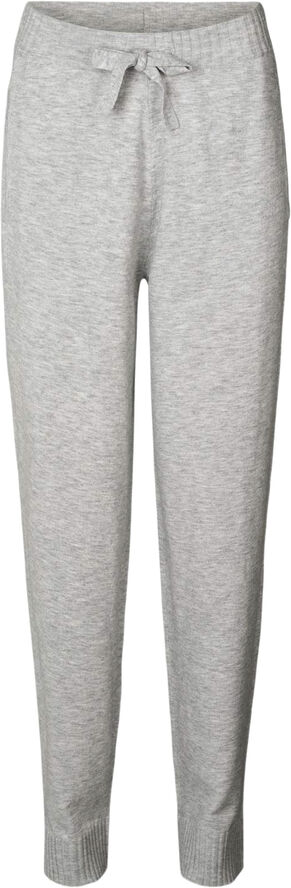 Rabens Saloner Knit lounge pants - Jorun Grey melange