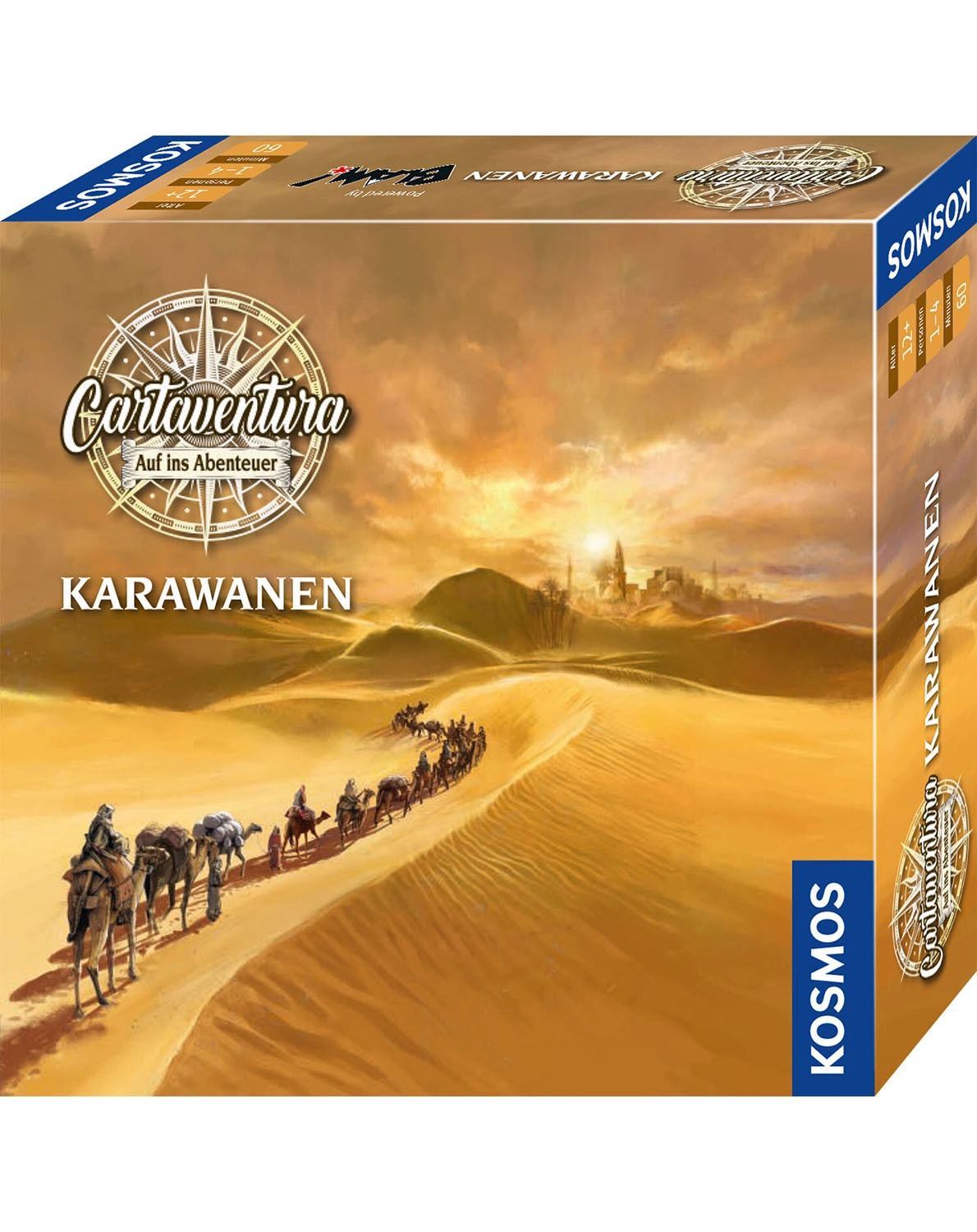 Gesellschaftsspiel CARTAVENTURE - KARAWANEN in bunt