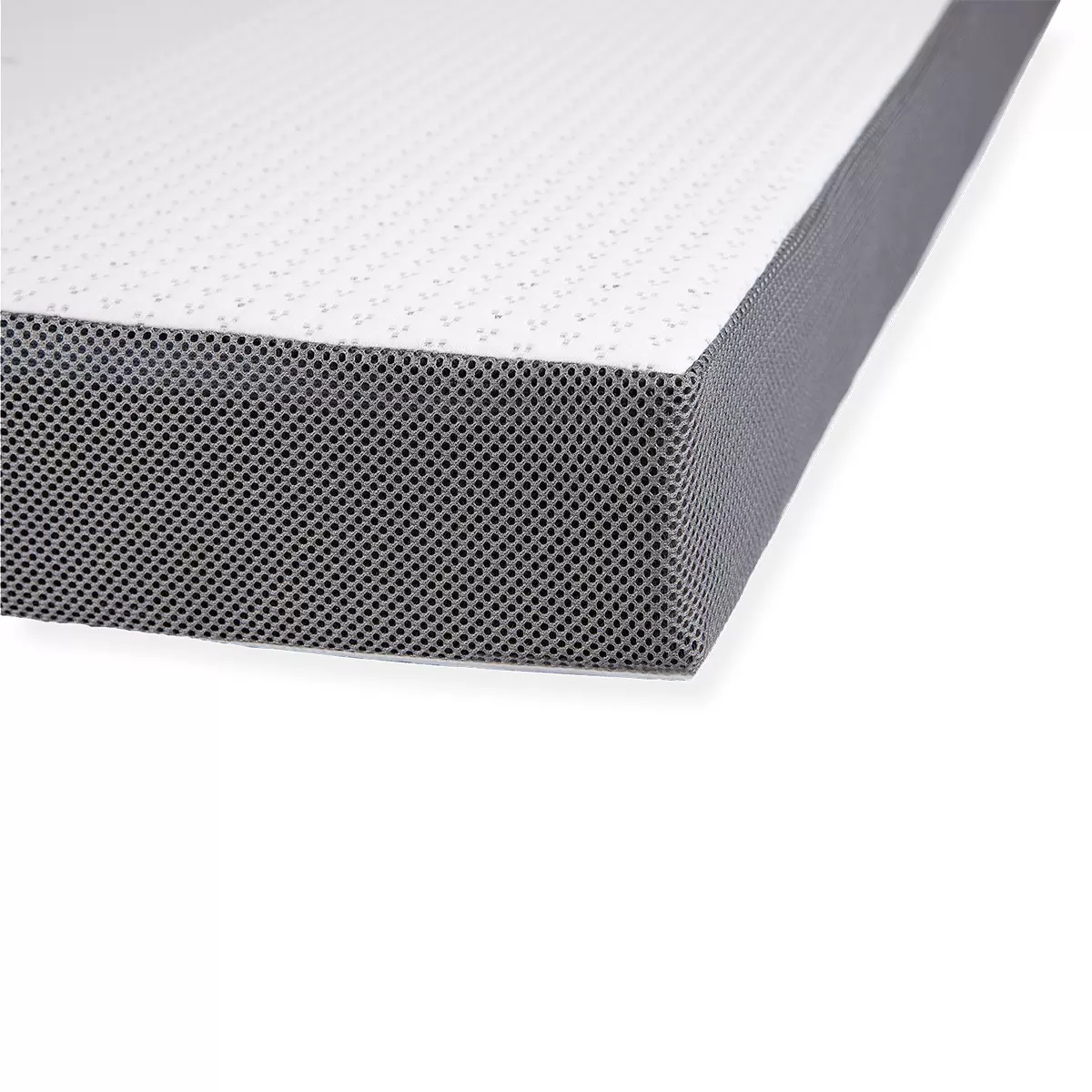 Topper Deluxe 100x200 weiss,grau