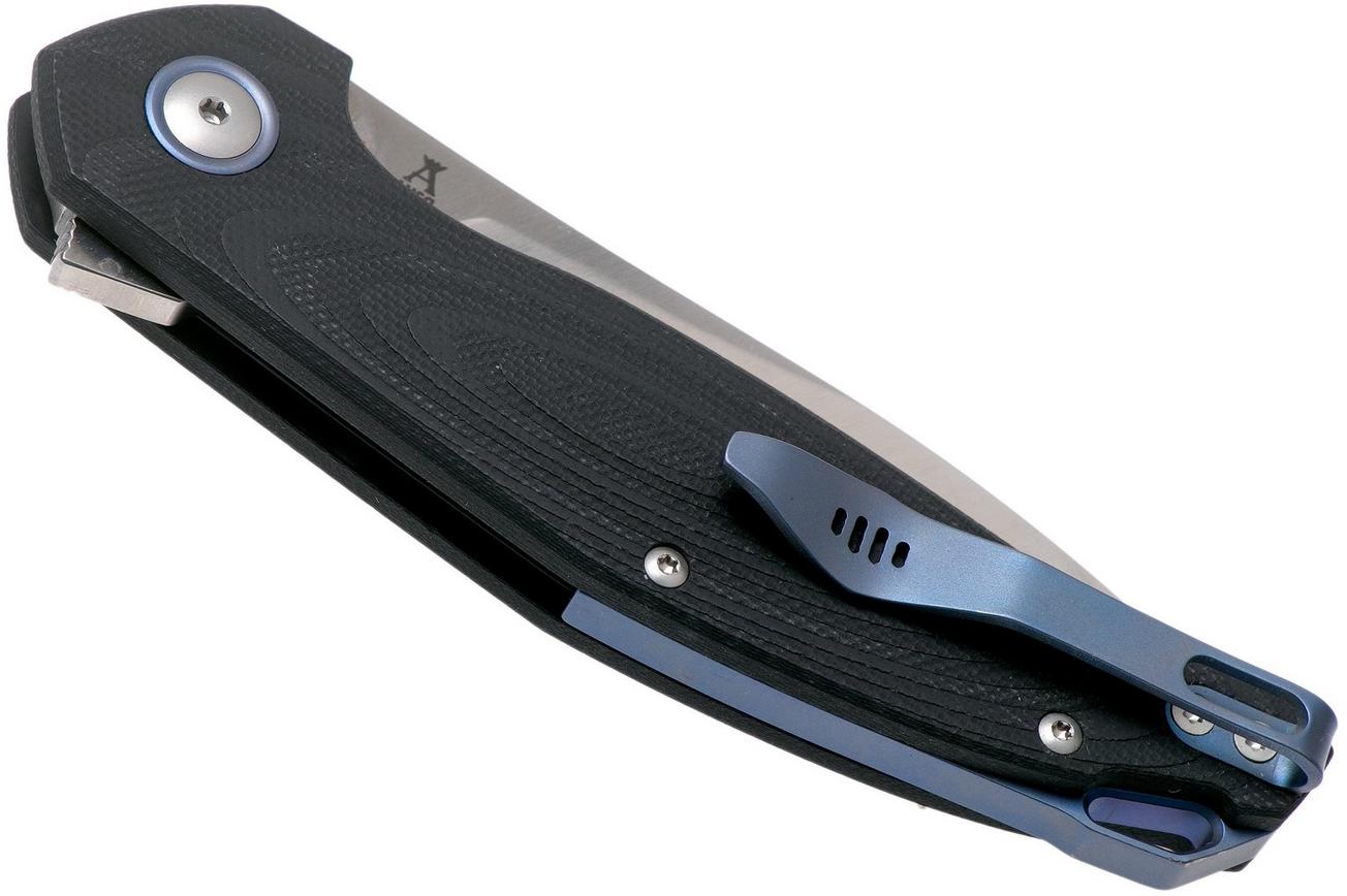 MKM Goccia GC-GBK Black G10 zakmes, Jens Anso design
