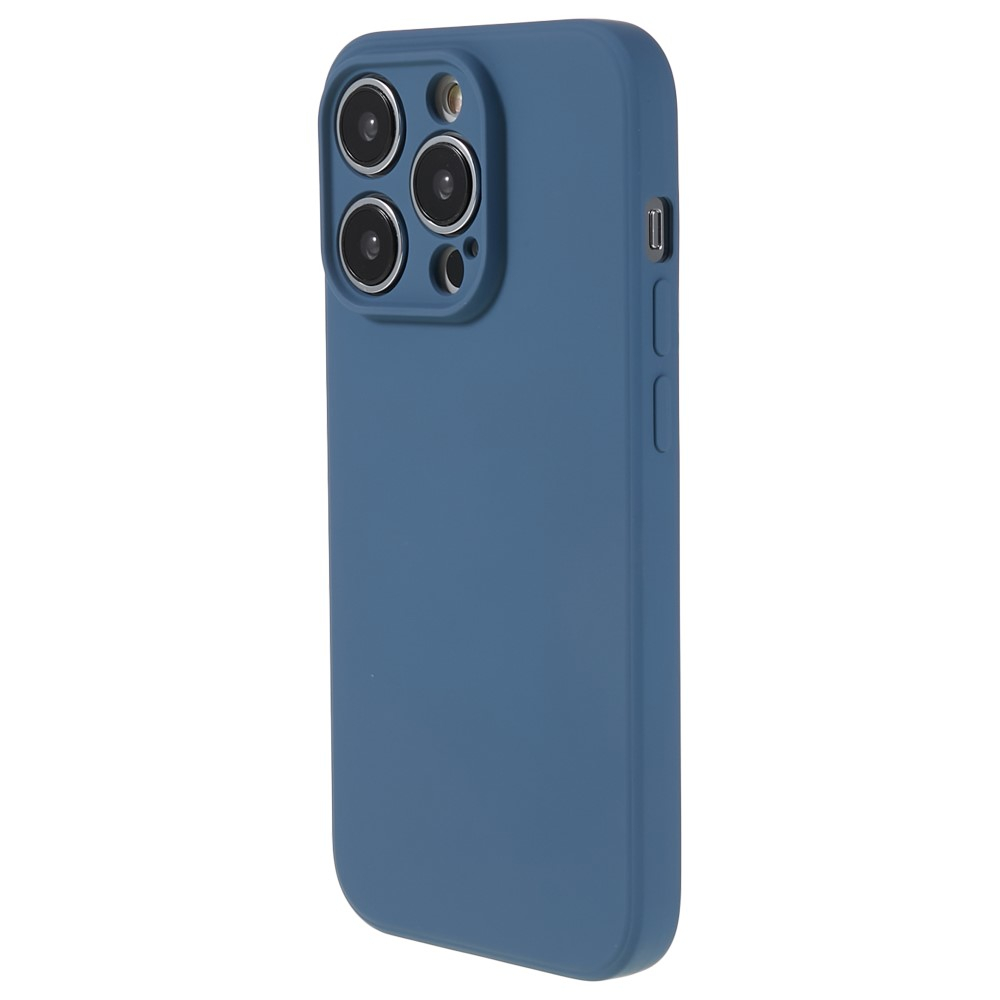 iPhone 15 Pro Max Gummi Case Hülle mit Kameraschutz - Dunkelblau (Matt)