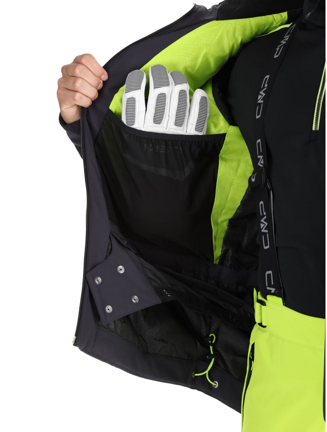 33W0897 softshell ski-jas heren