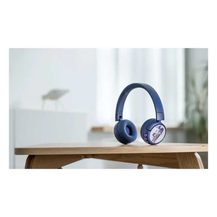 Buddyphones Casque audio enfant Pop Fun | Bleu nuit
