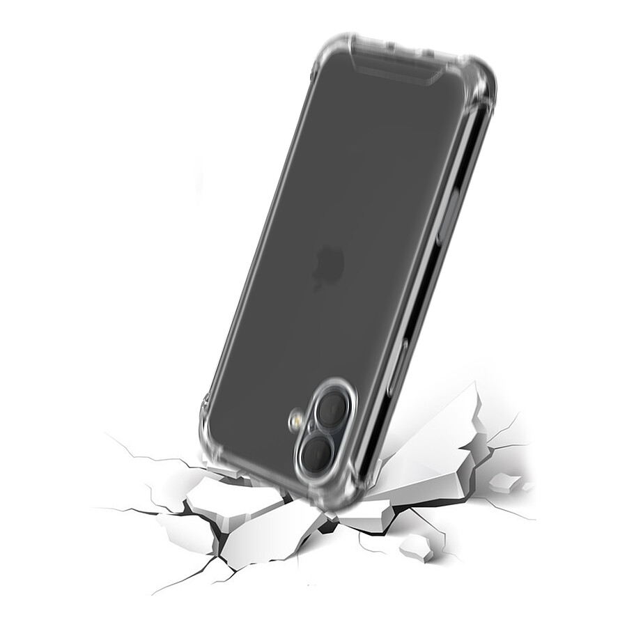 Akashi Coque TPU Angles Renforcés (transparent) - Apple iPhone 16
