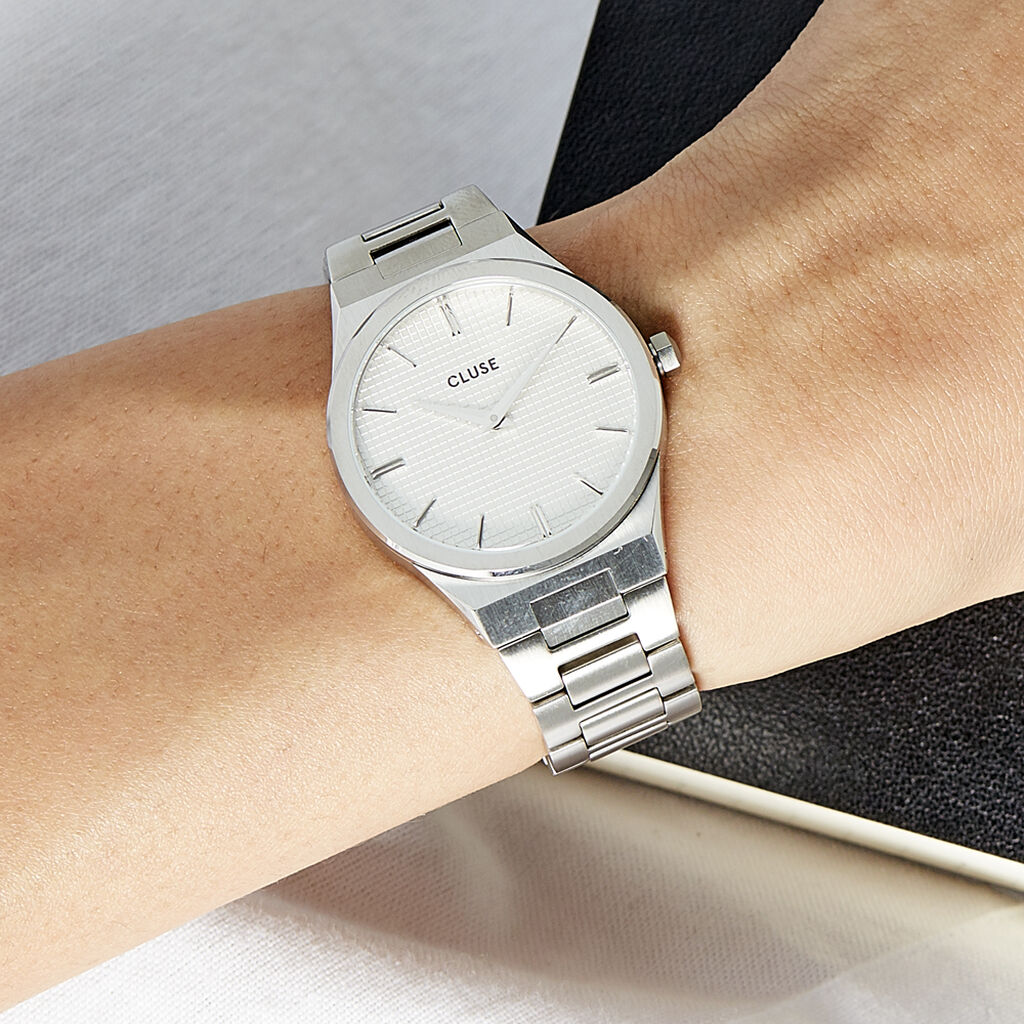 Montre Cluse Vigoureux Blanc