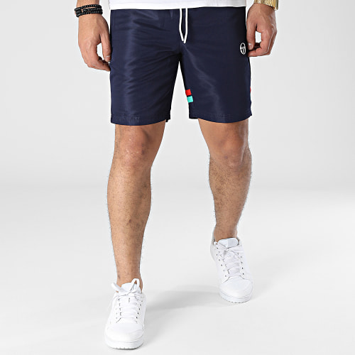 Short Jogging A Bande Jura 39971 Bleu Marine