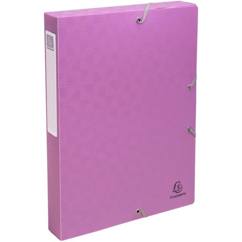 Boite de classement dos 40mm polypropylène recyclé Pop'N Co - Couleurs assorties