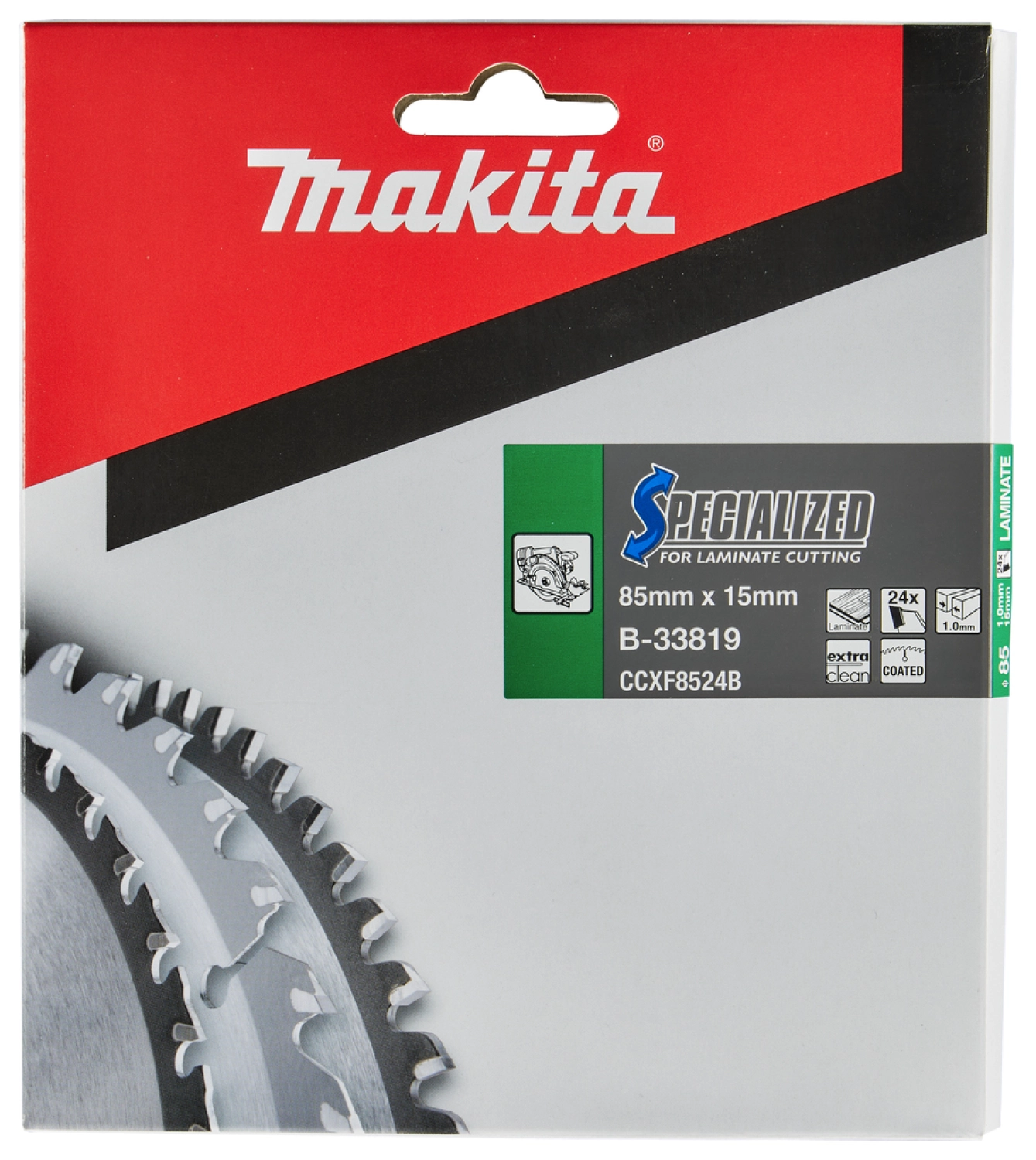 Makita B-33819 Cirkelzaagblad Laminaat - 85 x 15 x 24T - Laminaat
