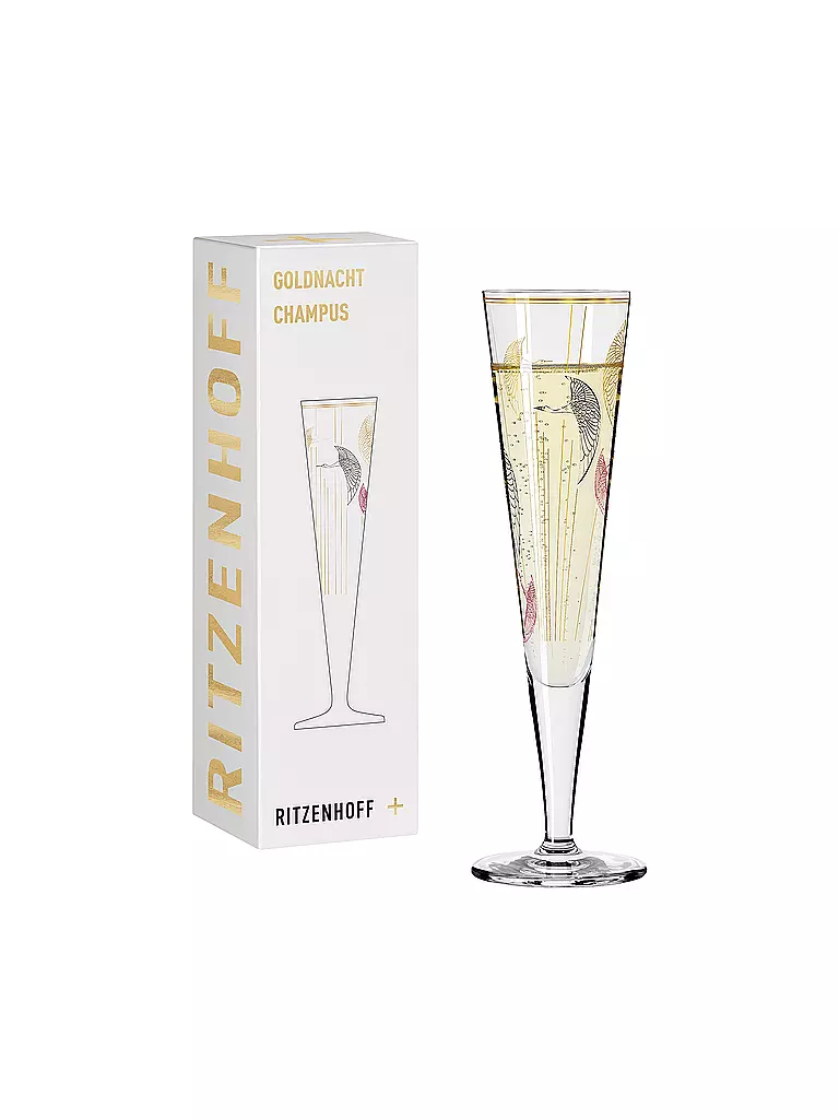 RITZENHOFF Champagnerglas Goldnacht Champus  #18 Concetta Lorenzo 2021  gold