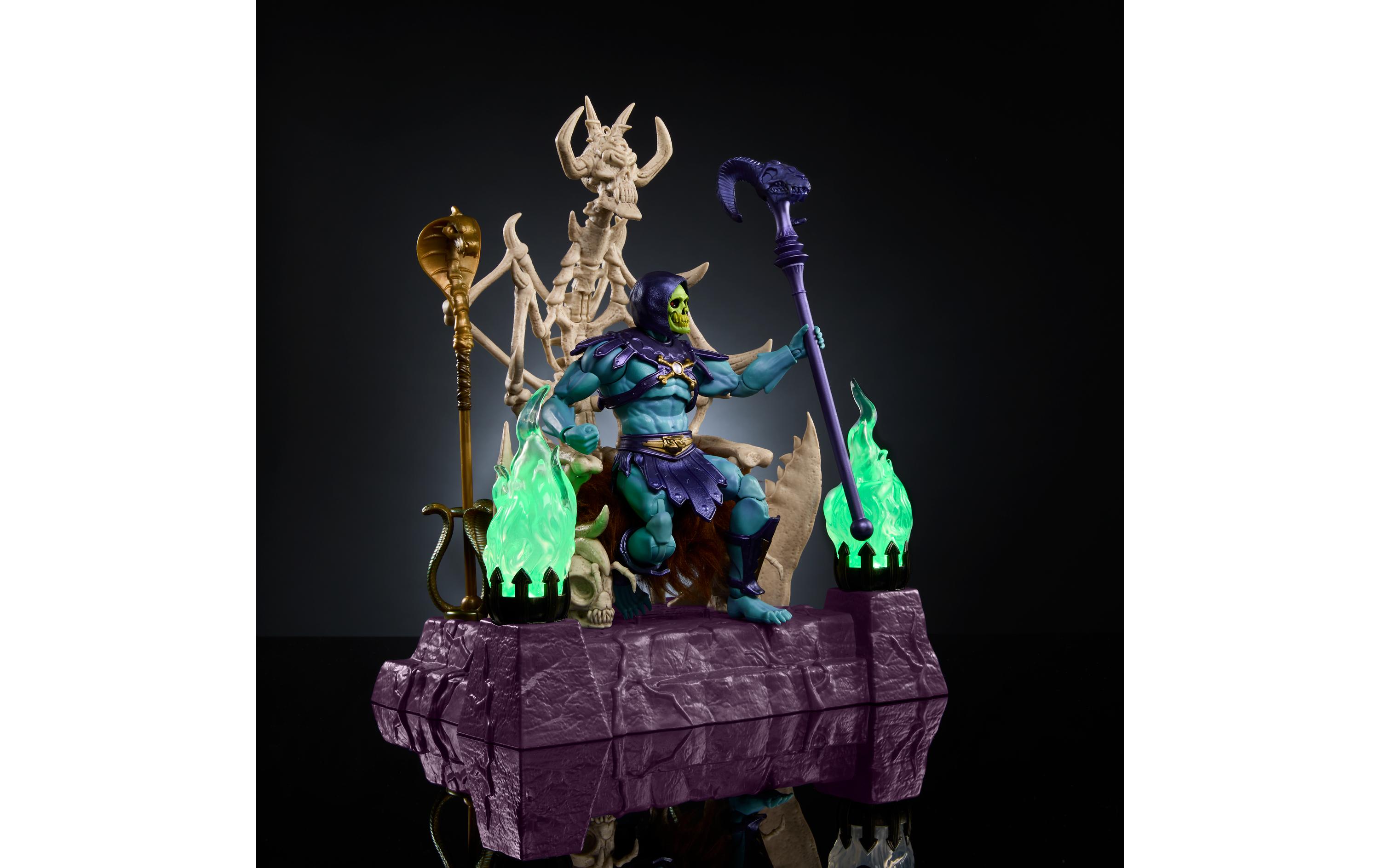 Masters of the Universe Skeletor und Throne 18 cmSkeletor-Figur als Set