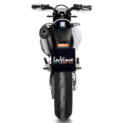 Ligne Complète Leo Vince LV ONE EVO embout carbone - Gris