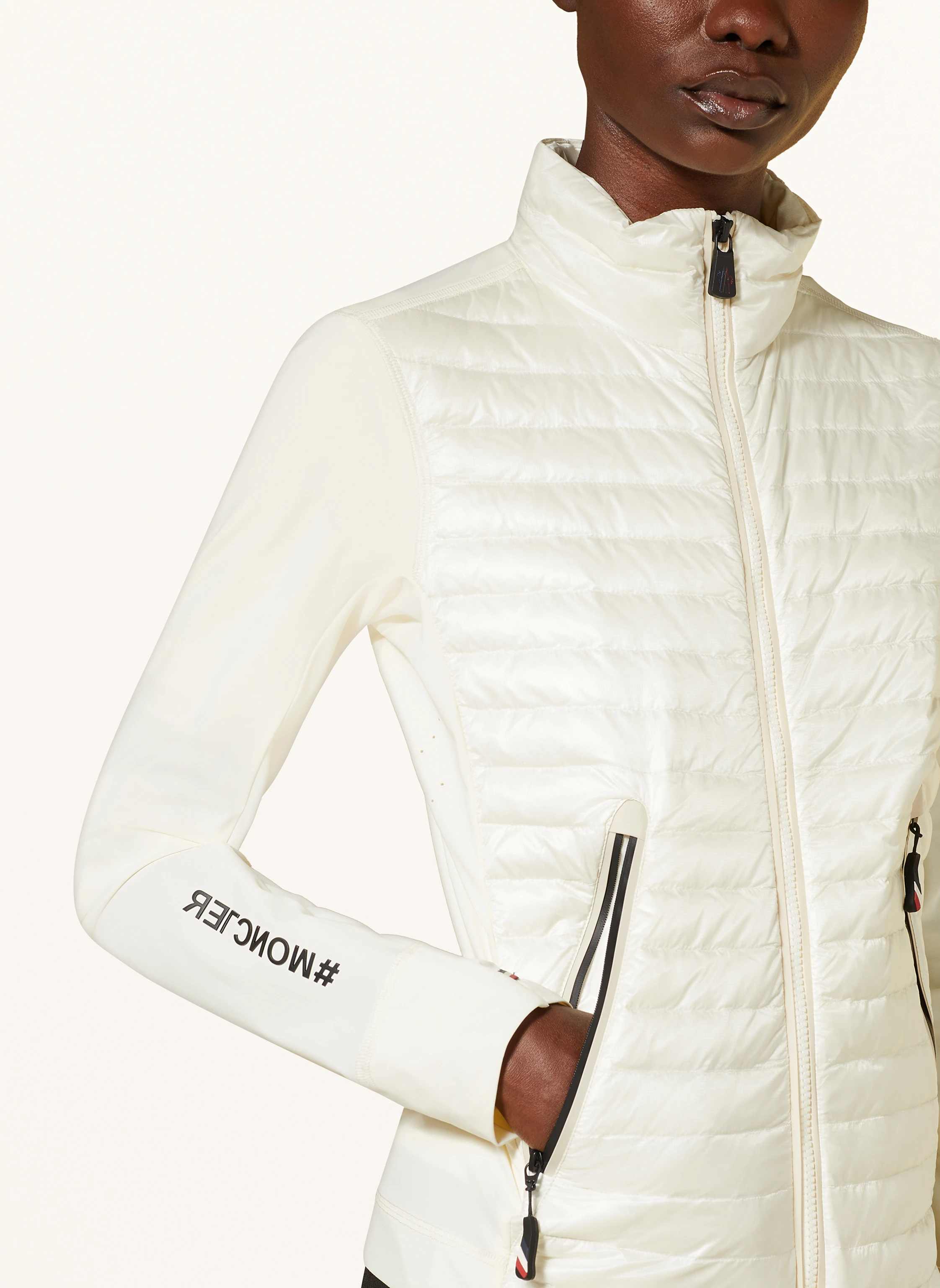 MONCLER GRENOBLE Daunenjacke im Materialmix