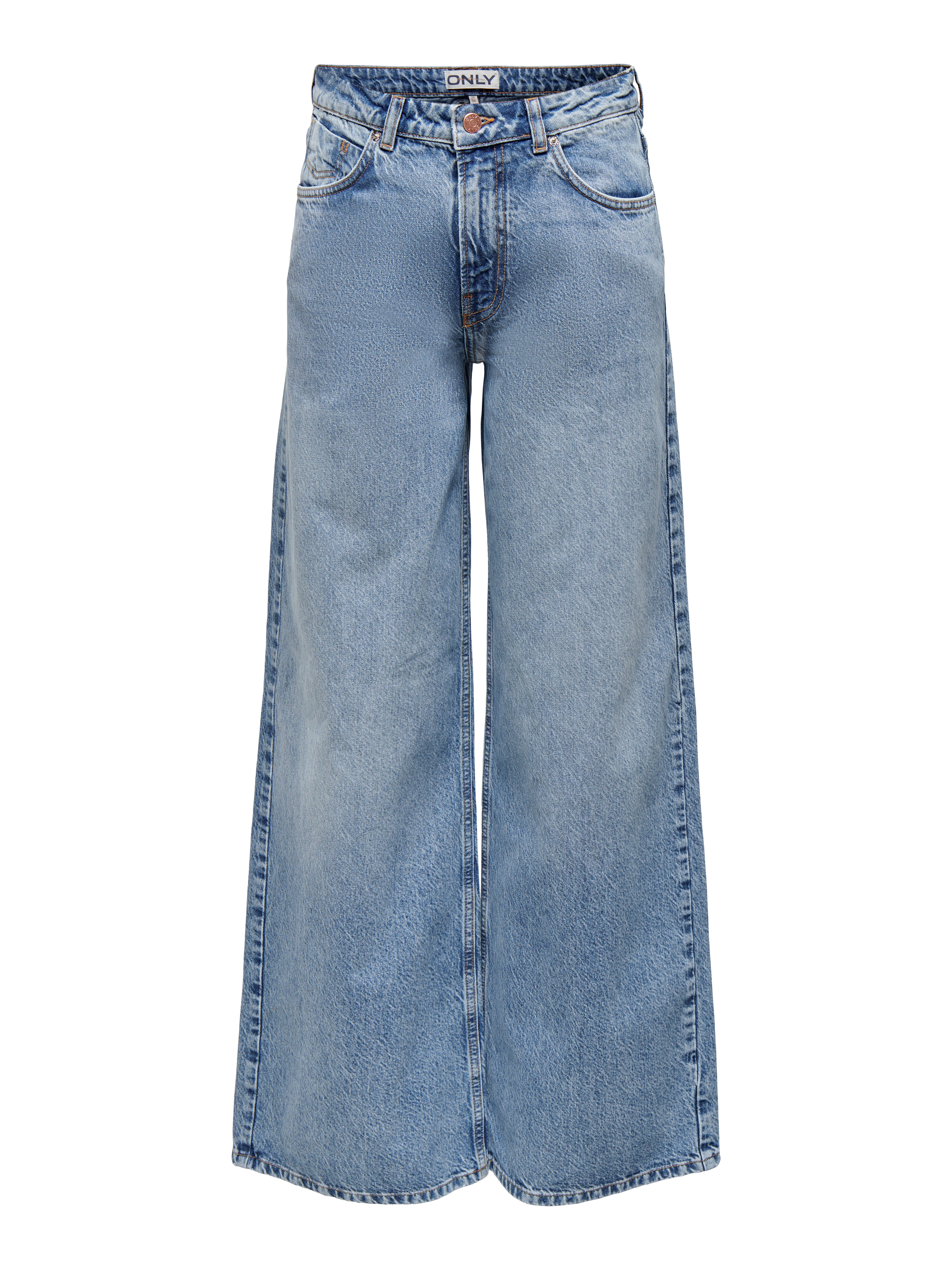 ONLVELA Weiter Beinschnitt Jeans Medium Blue Denim