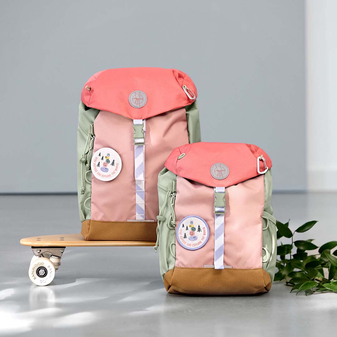 lässig kleuterrugzak sunny explorer - rose-pink - 32 cm
