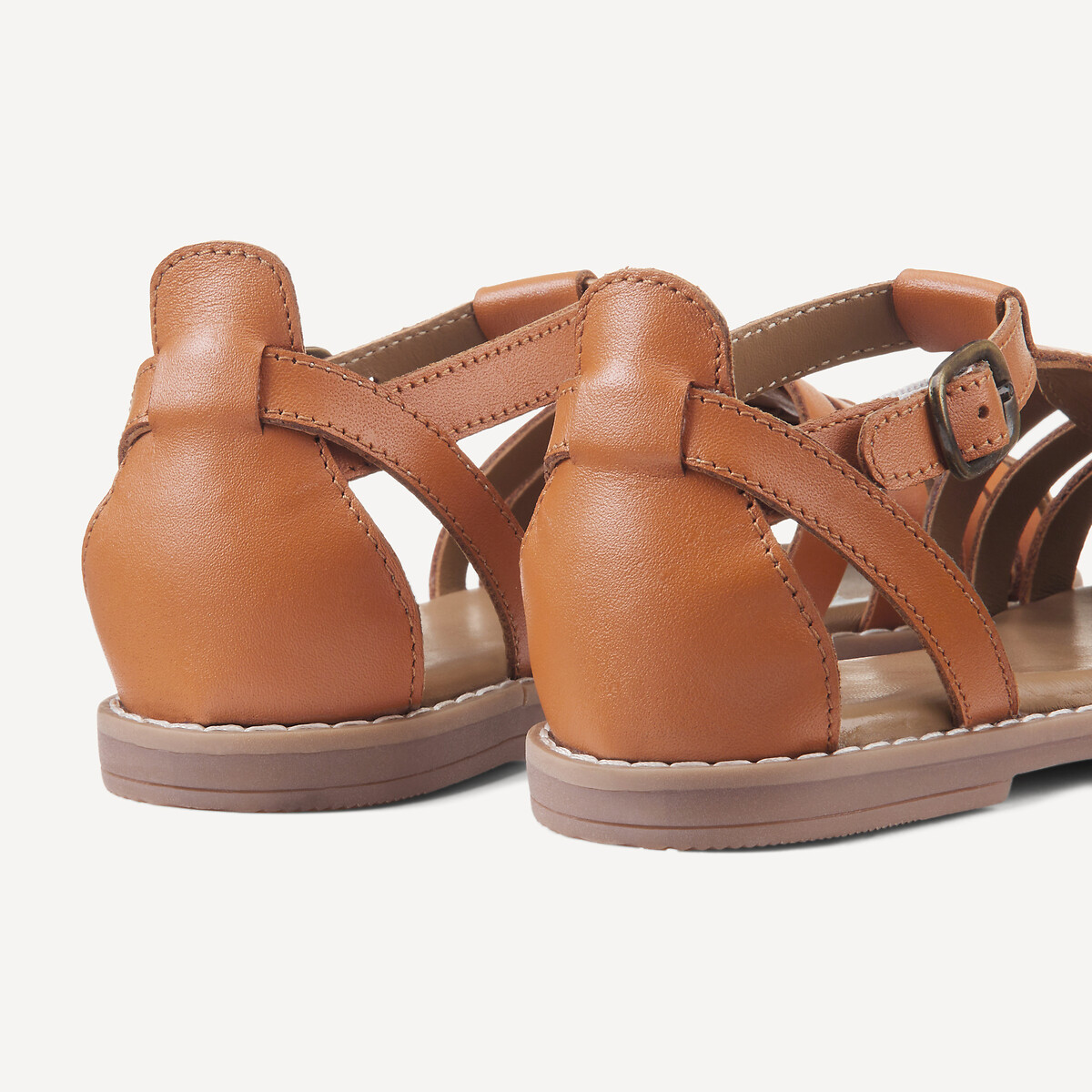 COLEÇÕES LA REDOUTE<br>Leren sandalsen