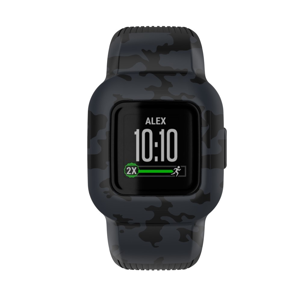 Garmin Vivofit JR 3 Ersatz Silikon Sport Armband (Gelenkumfang: 160mm) - Camouflage Grau