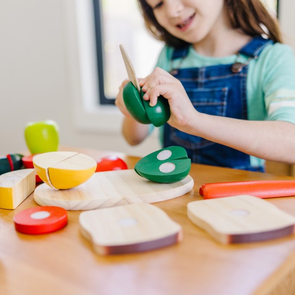 Melissa & Doug - Udskåret Mad