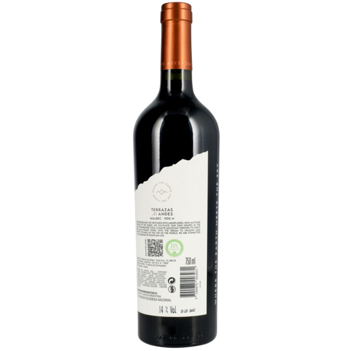 Mendoza Malbec Terrazas de los Andes -75cl