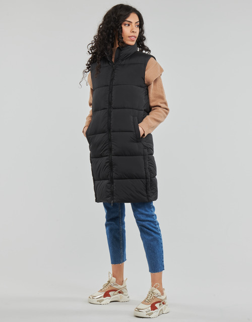 Superdry - STUDIOS LONGLINE QUILTED GILET - Black