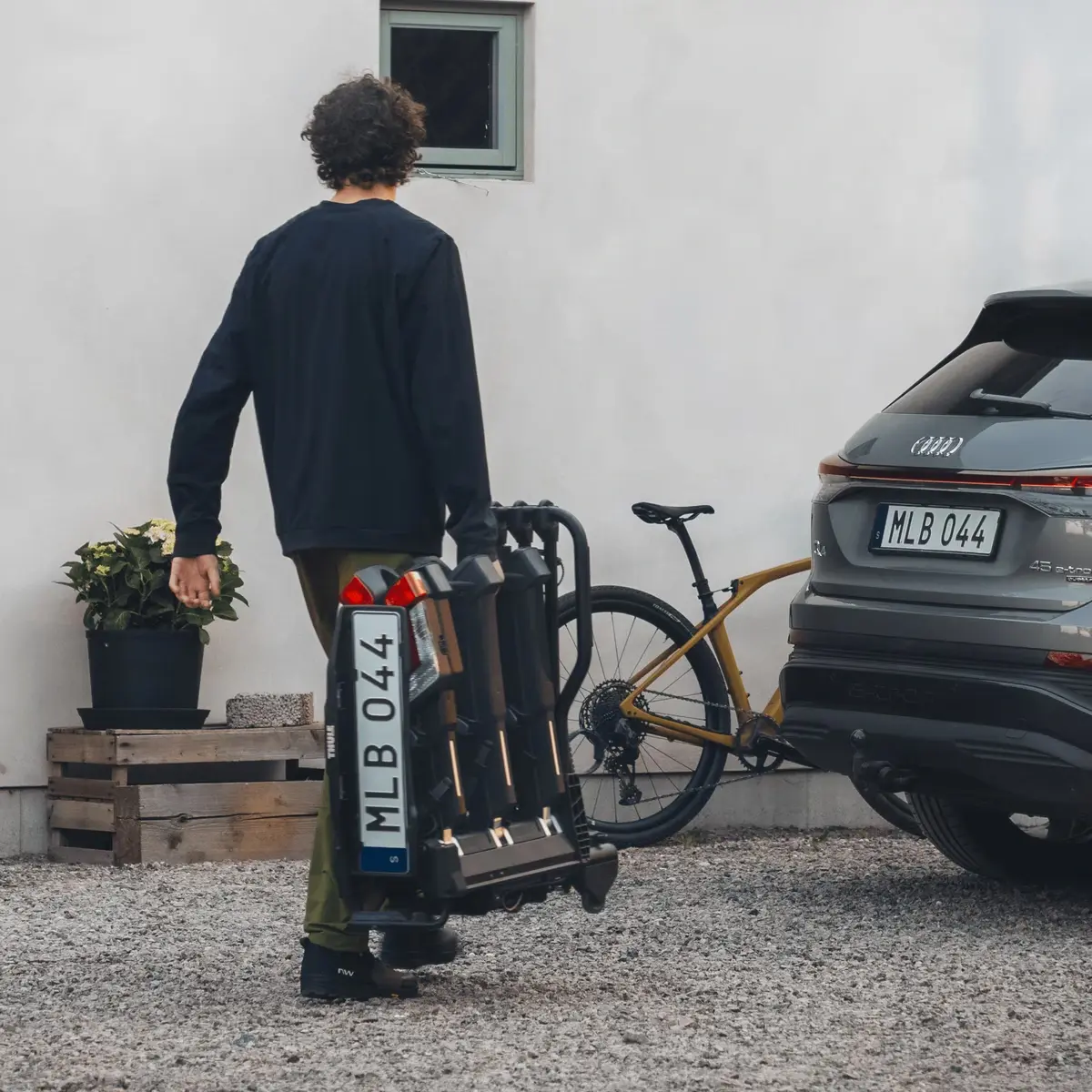 Thule EasyFold 3 Fietsendrager 3bike Zwart 13pin