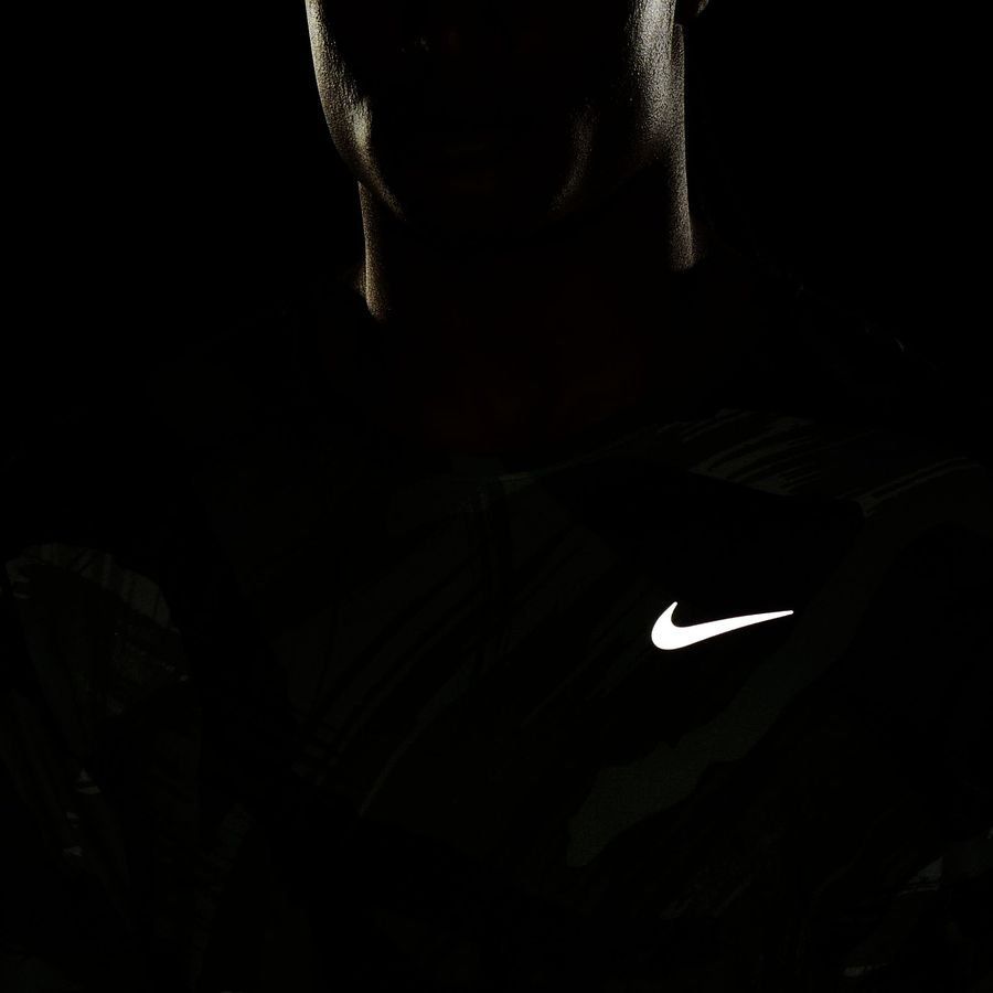 Nike T-shirt Running Dri-FIT Miller Camo - Vert/Argenté