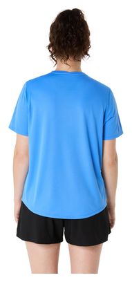 Maillot manches courtes Asics Core Run Bleu Femme