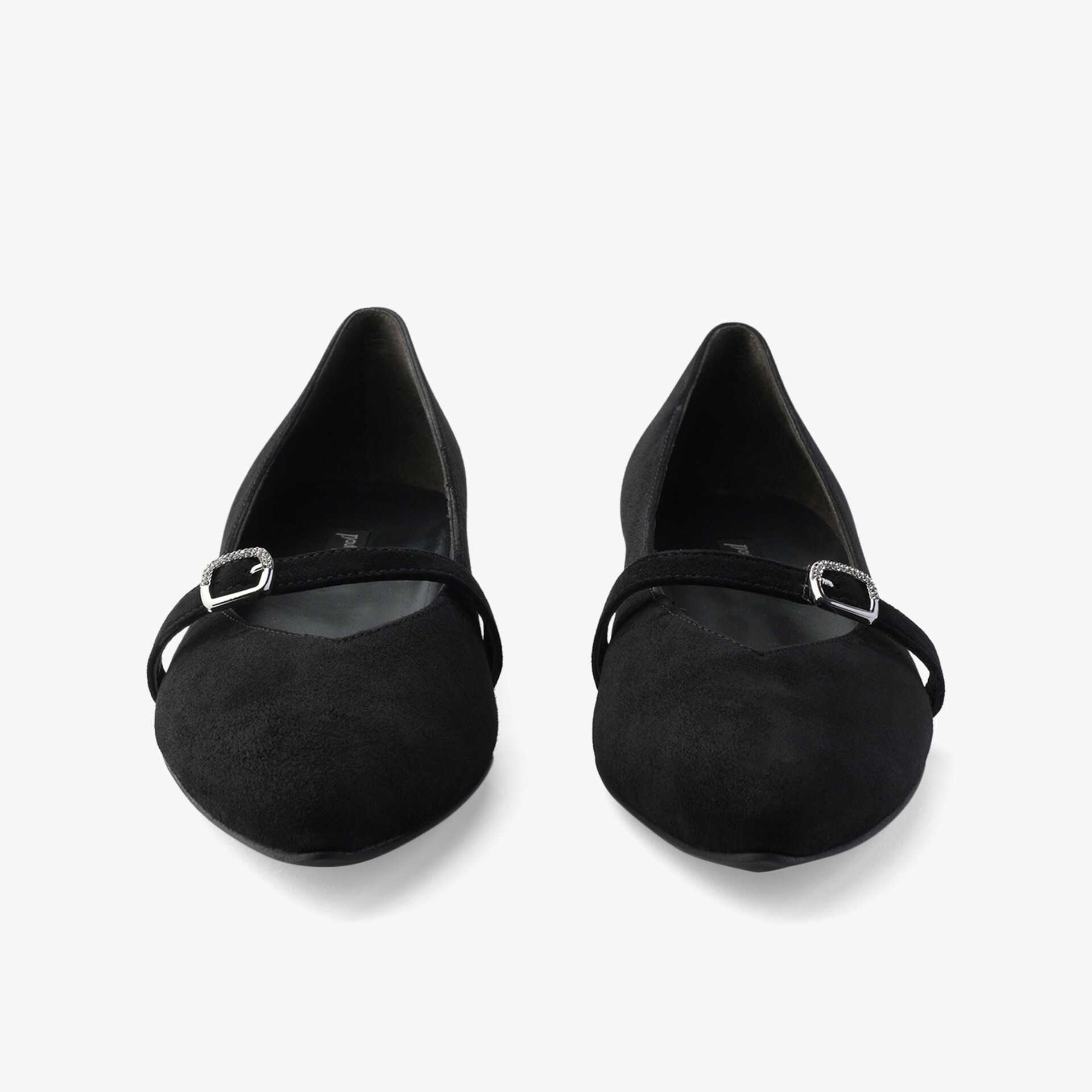 paul green Damen Slipper schwarz