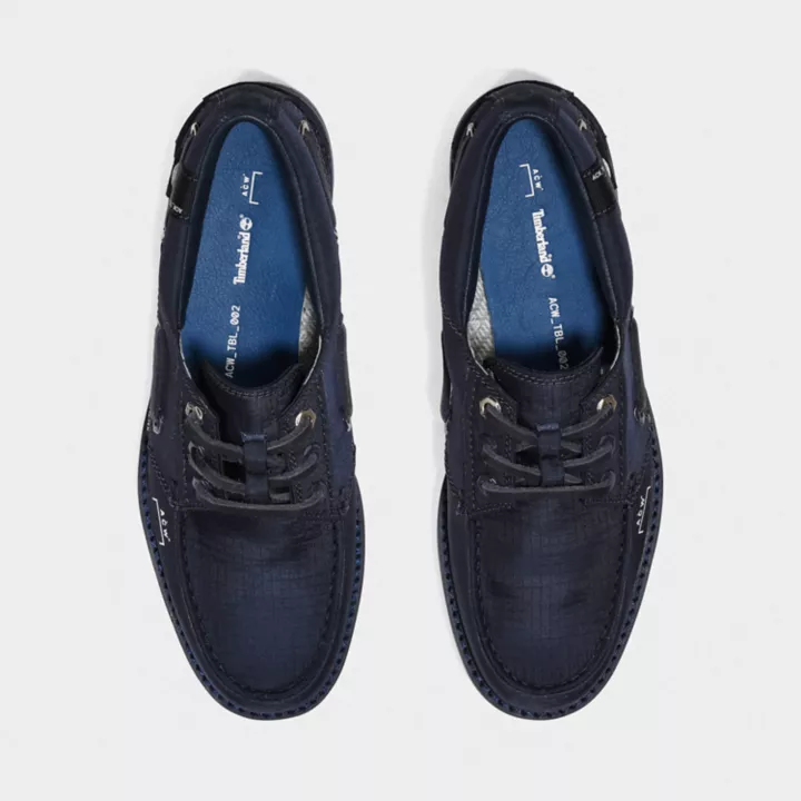 Timberland A-Cold-Wall* Sapato Náutico Impermeável Feminino na Cor Azul Marinho