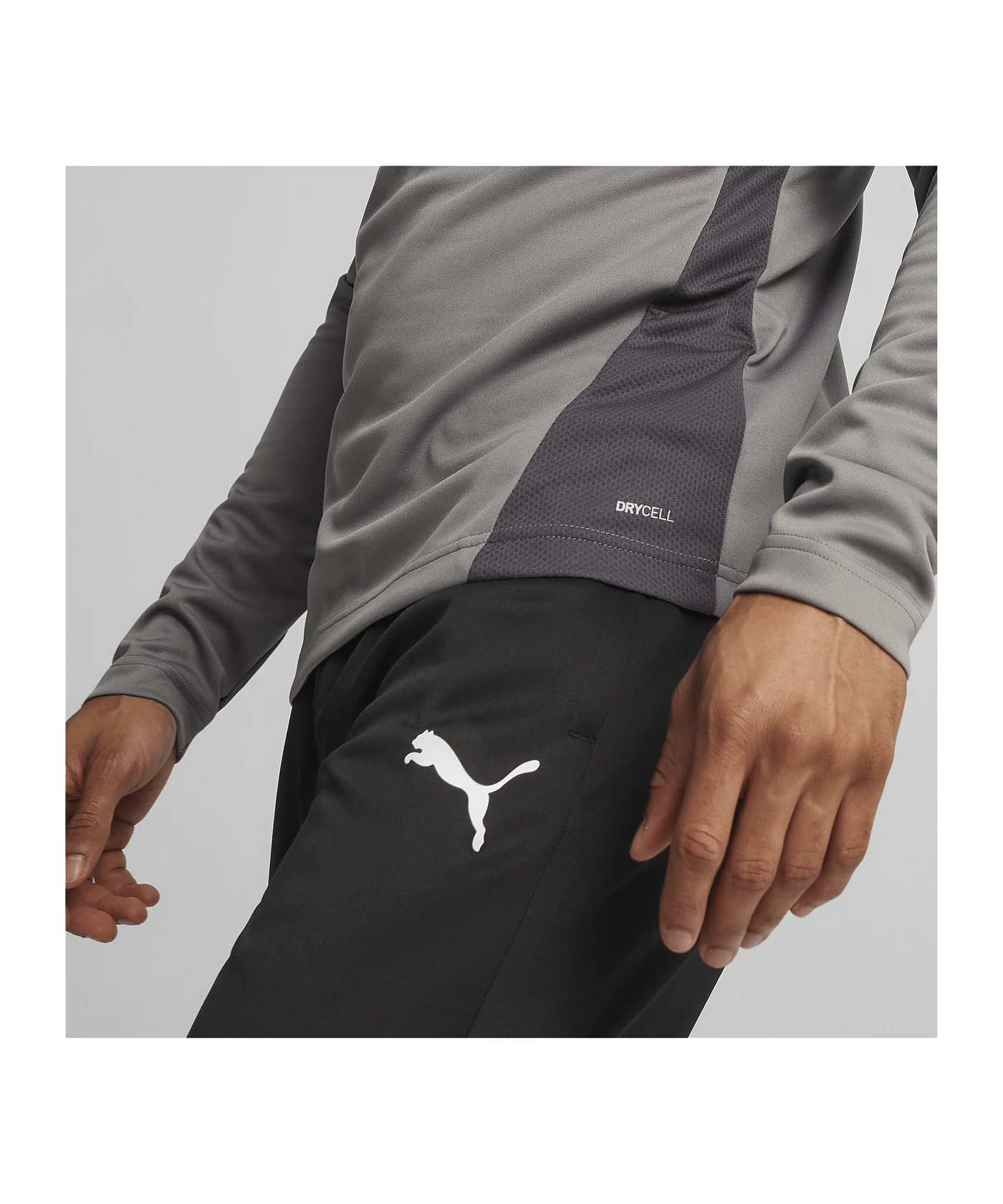 PUMA teamGOAL Training 1/4 Zip Sweatshirt Grau F13