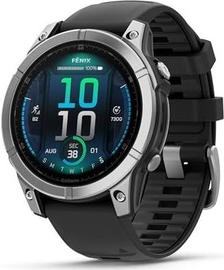 Garmin - Fenix E Steel - Sporthorloge - Zwart
