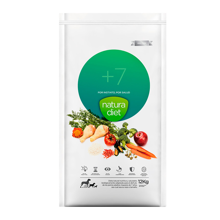 Ração para cães Natura Diet Senior +7