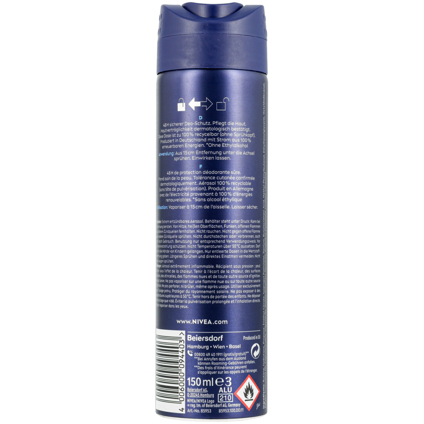Nivea Deo Protect & Care Spray Male