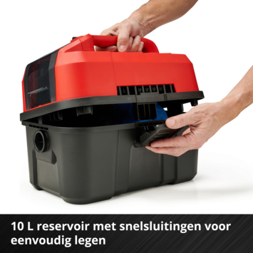 Einhell 18V nat-/droogzuiger TE-VC 18/10 Li (zonder accu)
