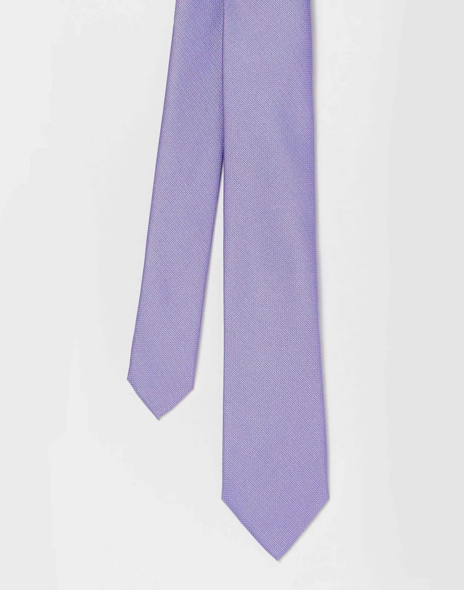 Cravate Slim Lilas Caviar