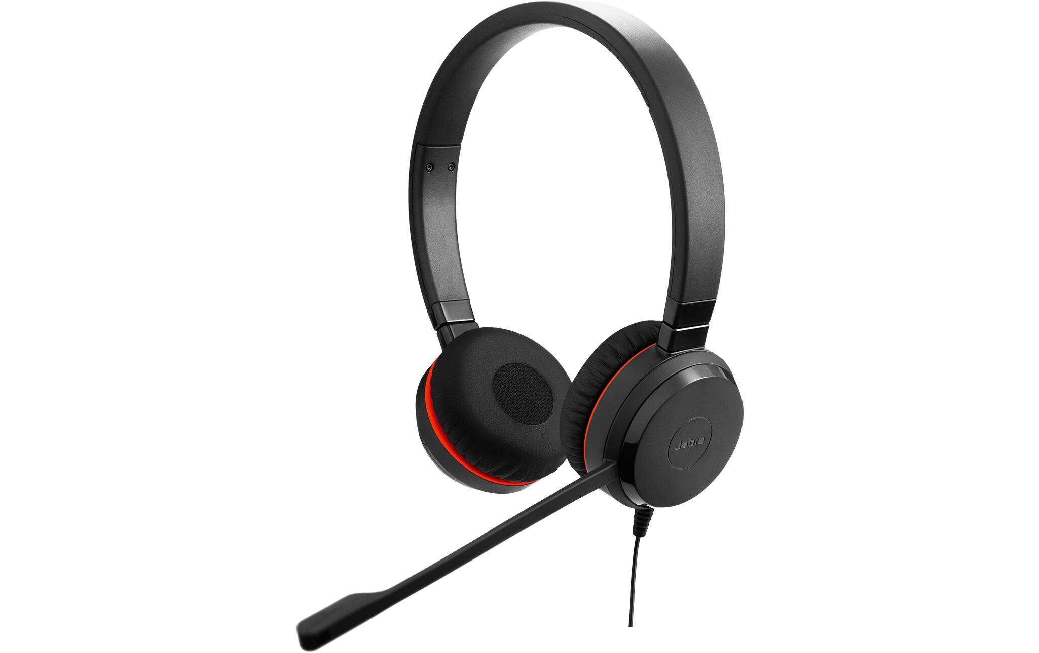 Headset Evolve 20 SE Stereo UC USB C/AProfessionelles Stereo-Kabelheadset mit Anrufsteuerung