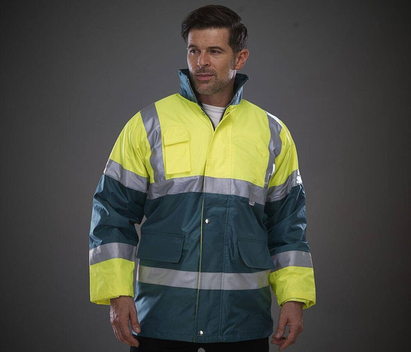 YOKO YK303 - Parka contrastée haute visibilité